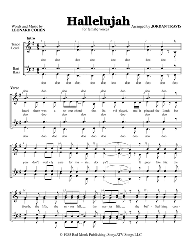 Hallelujah (arr. Jordan Travis)