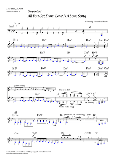 All You Get From Love Is A Love Song (arr. Popnroll 1976)
