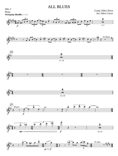 All Blues (arr. Allen Carter)