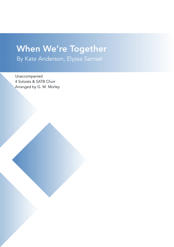When We're Together (arr. G. M. Morley)