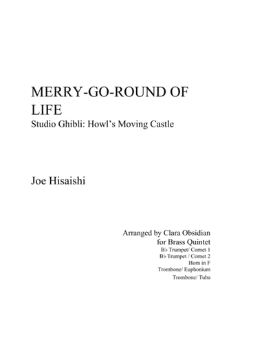 Merry-go-round Of Life (arr. Clara Obsidian)