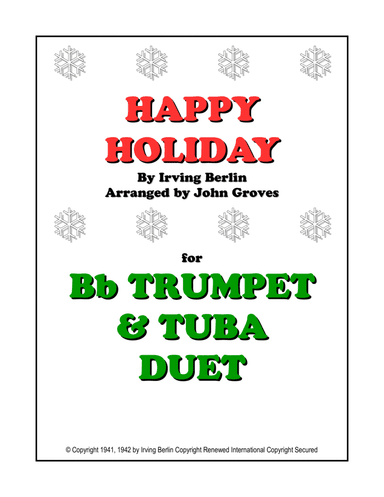 Happy Holiday (arr. John Groves)