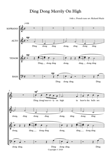Ding Dong Merrily On High (arr. Richard Hoyle)