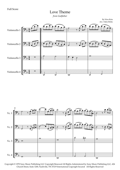 The Godfather (love Theme) (arr. Fabio Britto)