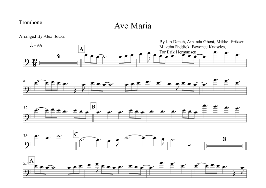 Ave Maria (arr. Alex Souza)