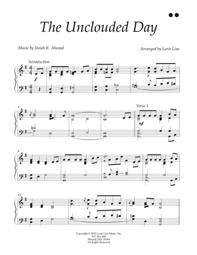 The Unclouded Day (arr. Lorie Line)