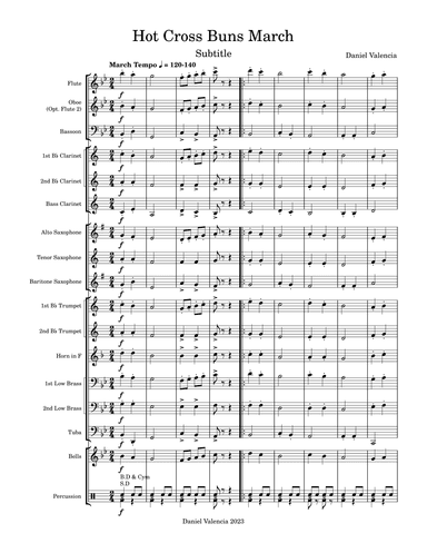 Hot Cross Buns March