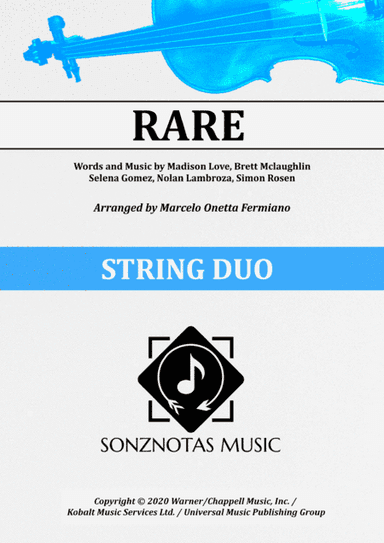 Rare (arr. Marcelo Onetta Fermiano)