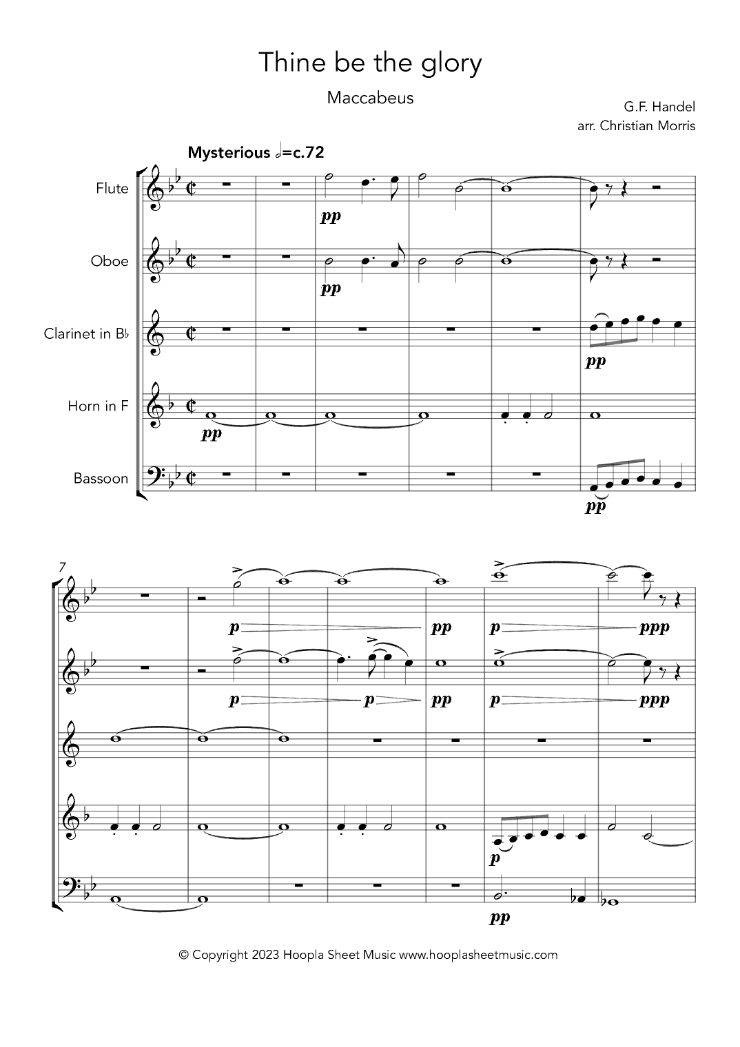 Thine be the Glory (Fantasy) (arr. Christian Morris)