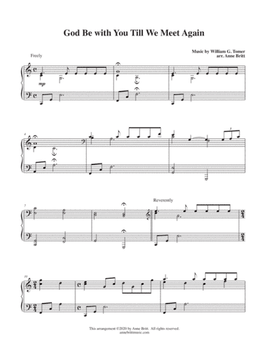 God Be with You Till We Meet Again (arr. Anne Britt)