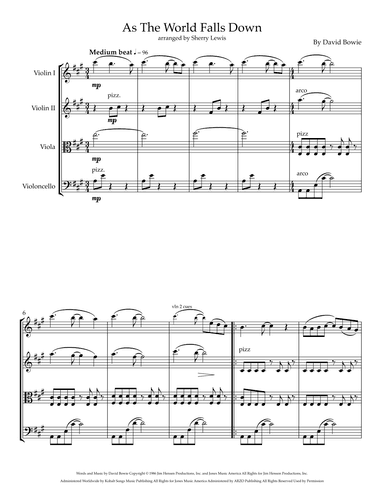 As The World Falls Down (arr. Sherry Lewis)