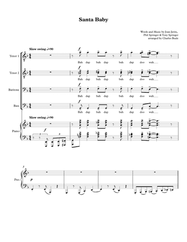 Santa Baby (arr. Charles Beale)