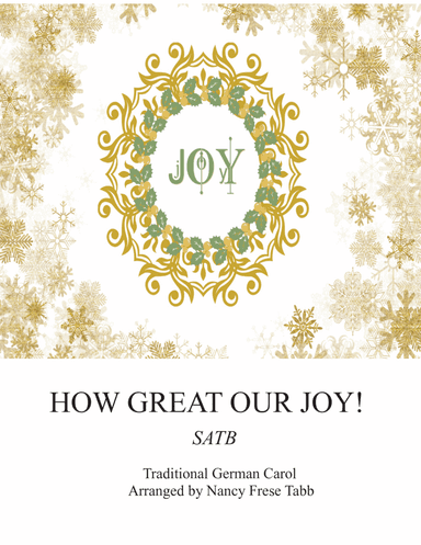 How Great Our Joy - SATB (arr. Nancy Frese Tabb)