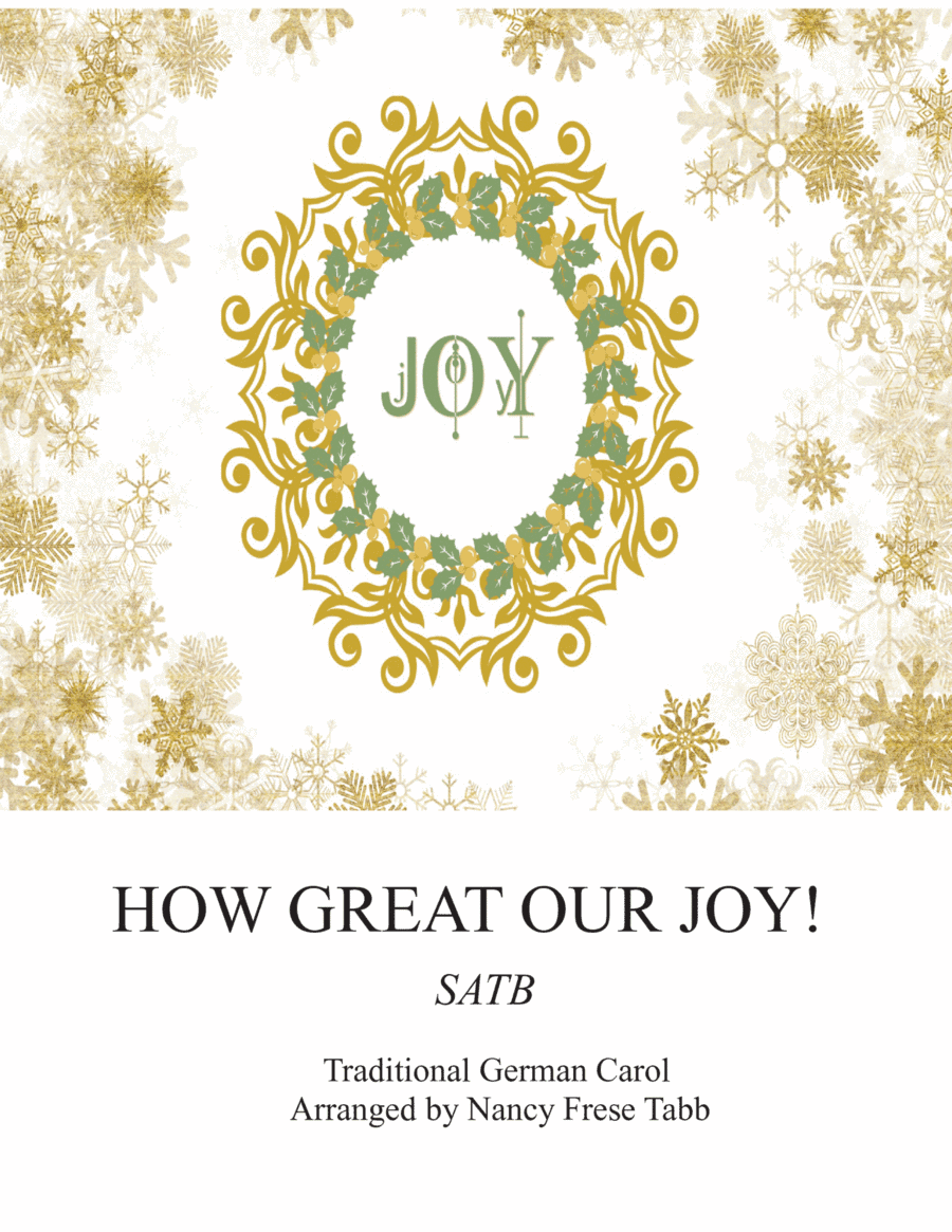 How Great Our Joy - SATB (arr. Nancy Frese Tabb)