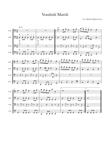 Vondráši Matóši (arr. Markéta Rejmontová)