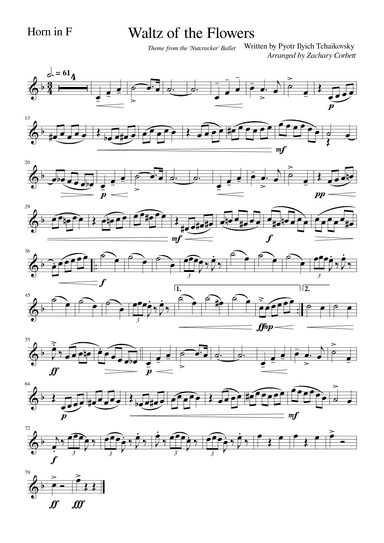 Waltz of the Flowers (arr. Zachary Corbett)