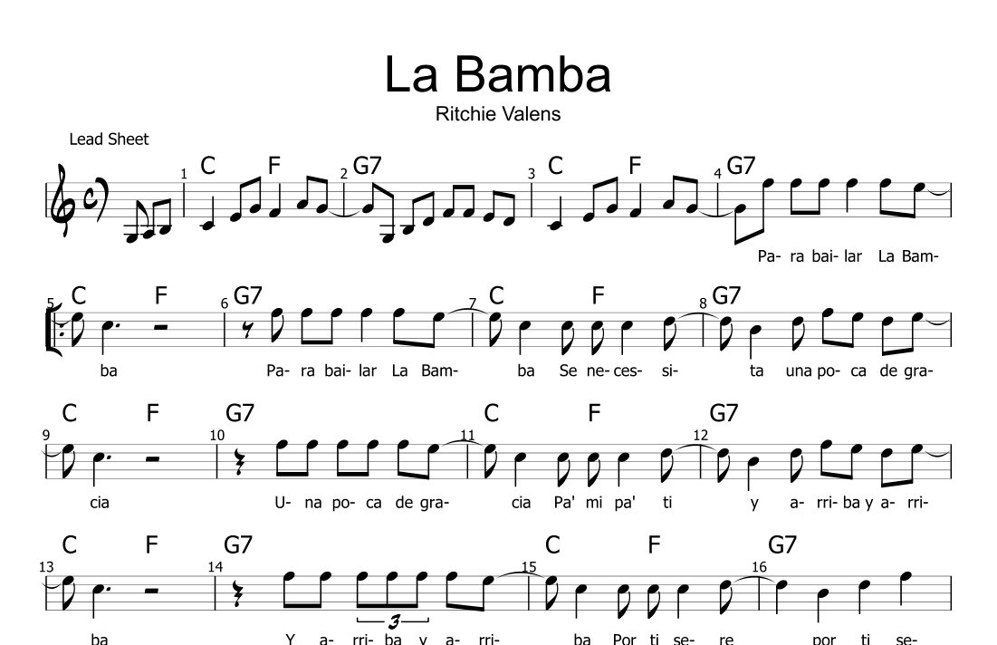 La Bamba (arr. Philip Jackson)