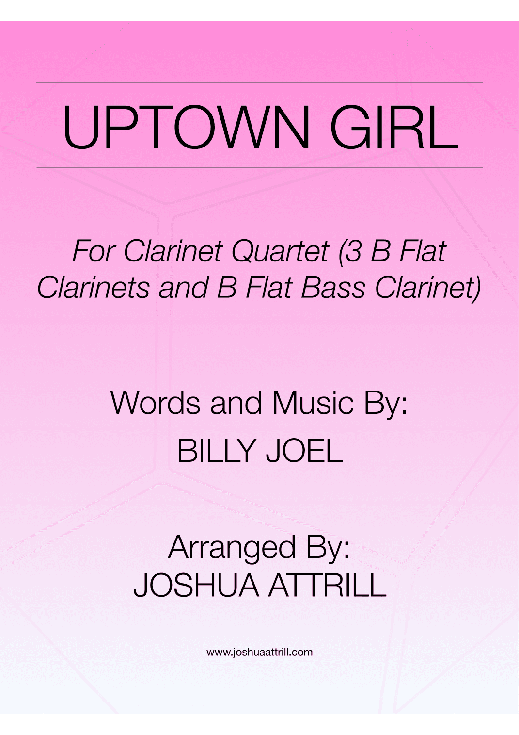 Uptown Girl (arr. Joshua Attrill)