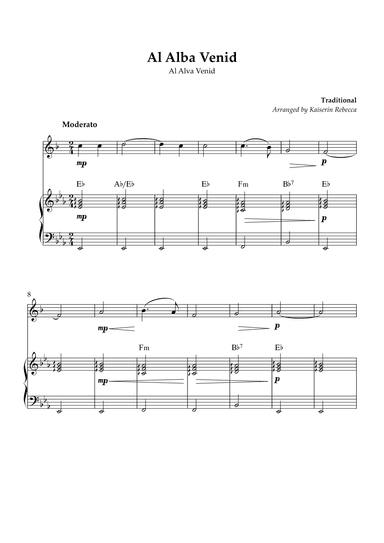 Al Alba Venid (arr. Kaiserin Rebecca)