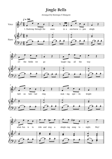 Jingle Bells (arr. Henrique F Mangoni)