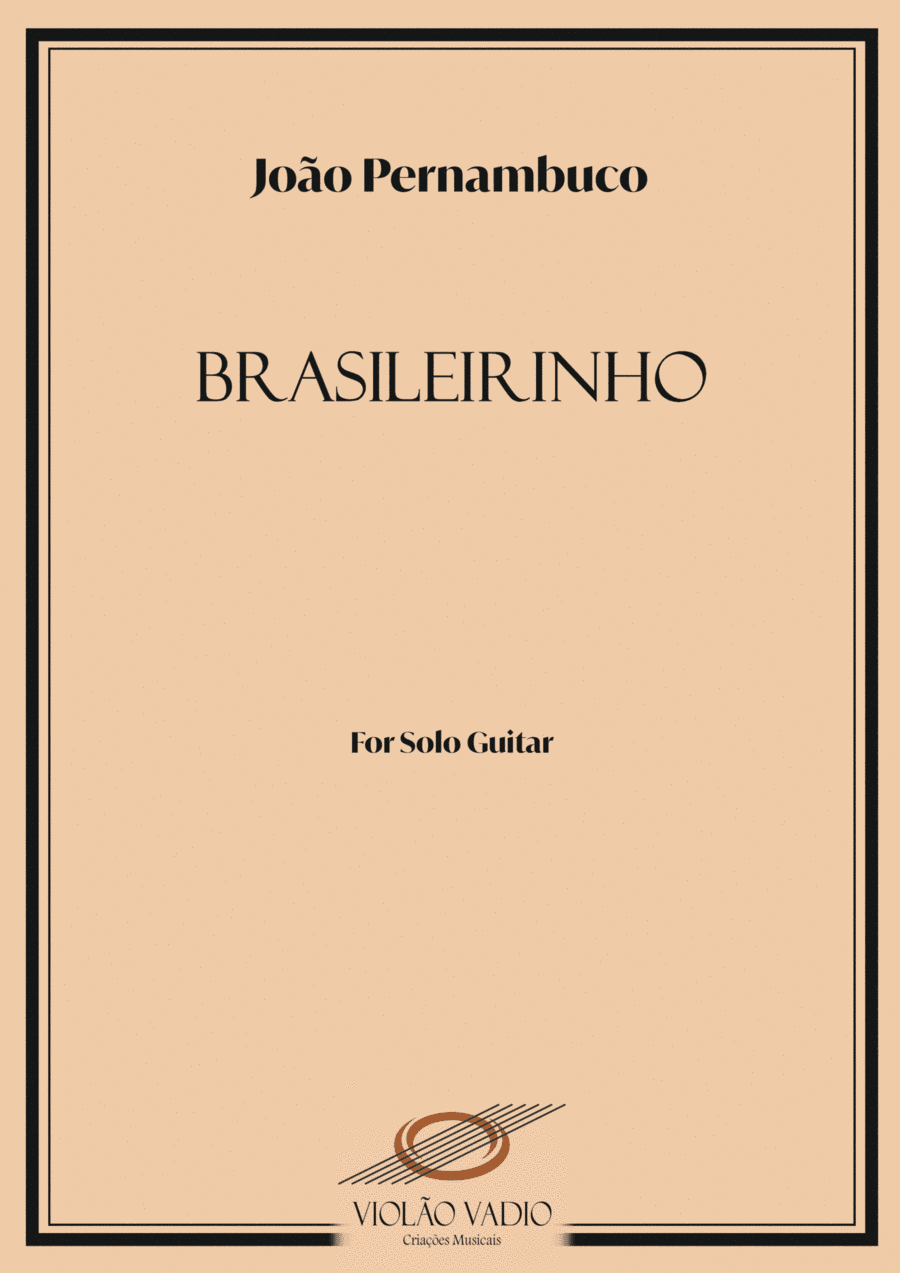 Brasileirinho - Solo Guitar (arr. Bisdré Santos)