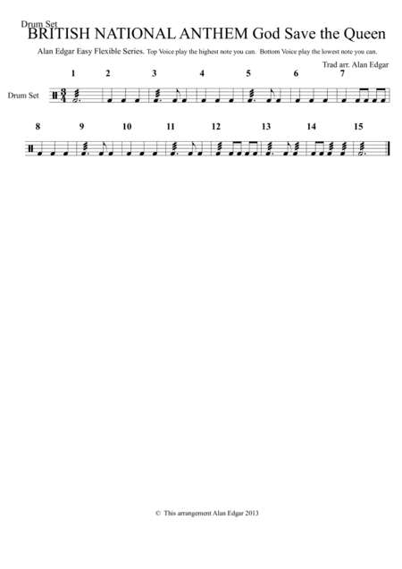 God Save the King (arr. Alan Edgar)