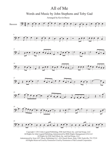 All Of Me (arr. Kevin Busse)