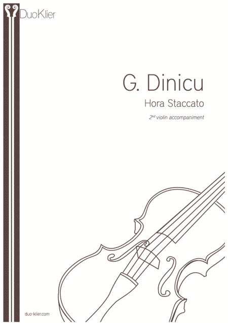 Dinicu - Hora Staccato, 2nd violin accompaniment (arr. Duo Klier)