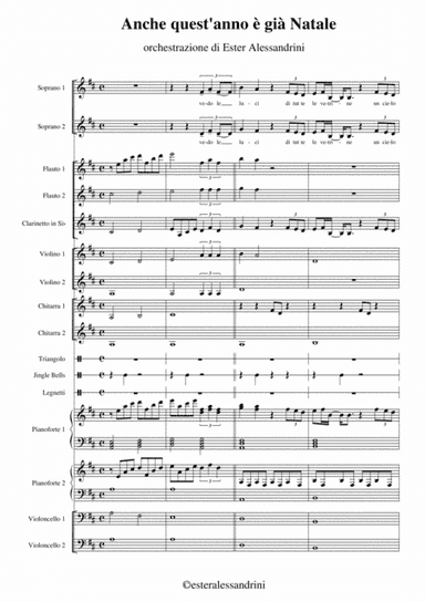 Anche quest'anno è già Natale (arr. Ester Alessandrini)