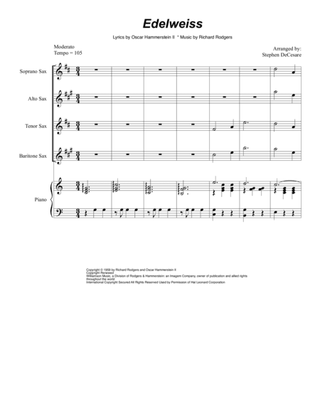 Edelweiss (arr. Stephen DeCesare)