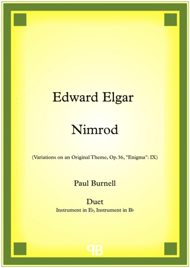 Nimrod, arranged for duet: instruments in Eb and Bb (arr. Paul Burnell)