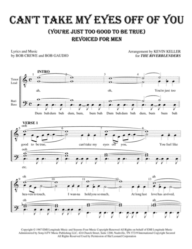 Can't Take My Eyes Off Of You (arr. Kevin Keller)