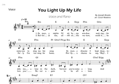 You Light Up My Life (arr. César Madeira)