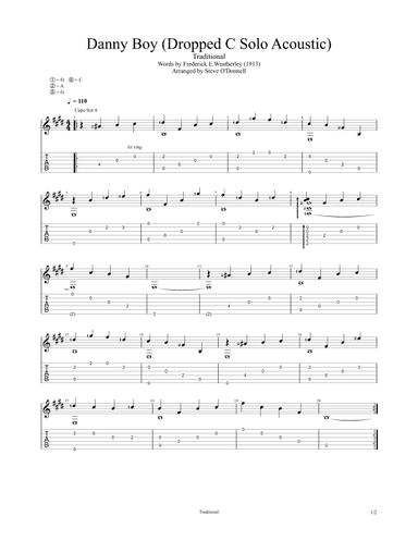 Danny Boy Acoustic (arr. Steve O'Donnell)