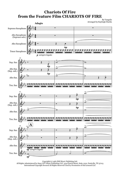 Chariots Of Fire (arr. Kayleigh Huelin)