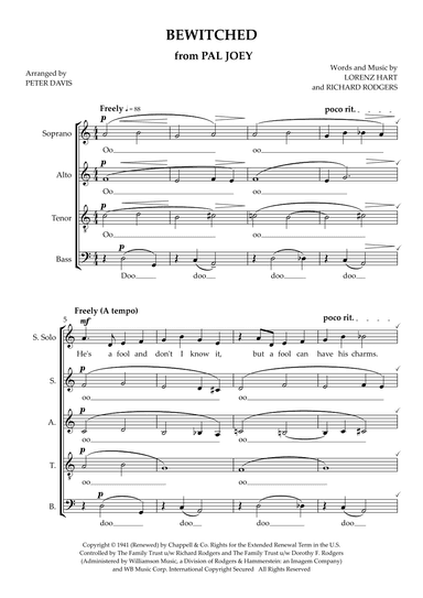 Bewitched (arr. Peter Davis)