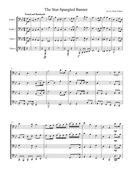 The Star-Spangled Banner (arr. Andy Schanz)