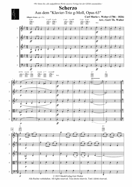 Scherzo (arr. Gert Th. Walter)