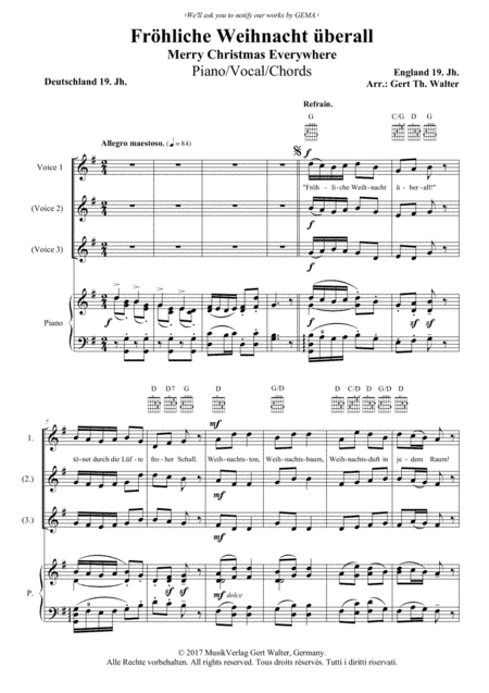 Merry Christmas Everywhere (arr. Gert Th. Walter)
