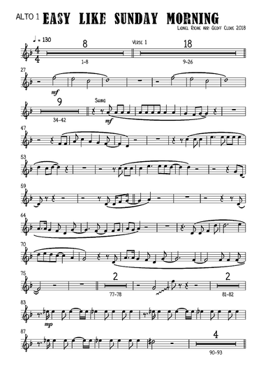 Easy (arr. Geoff Cloke)