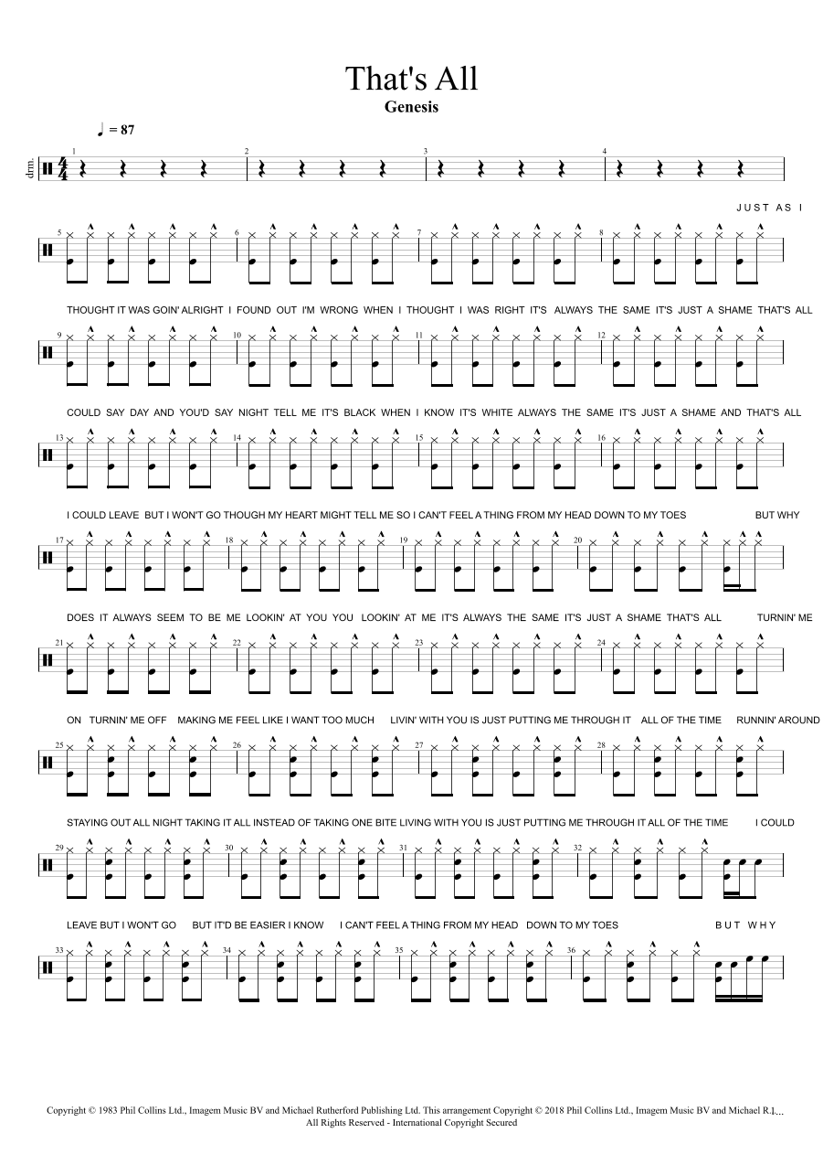 That's All (arr. Cyril Mayer)