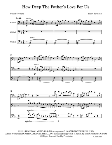 How Deep The Father's Love For Us (arr. Phyllis Hopper)
