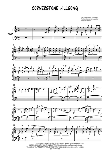 Cornerstone (arr. by ezequiel zeferino)