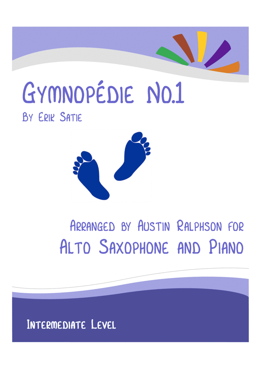Gymnopedie No.1 - alto sax and piano with FREE BACKING TRACK (arr. Austin Ralphson)