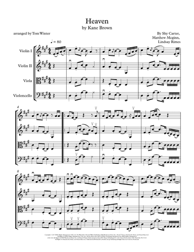 Heaven (arr. Tom Winter)