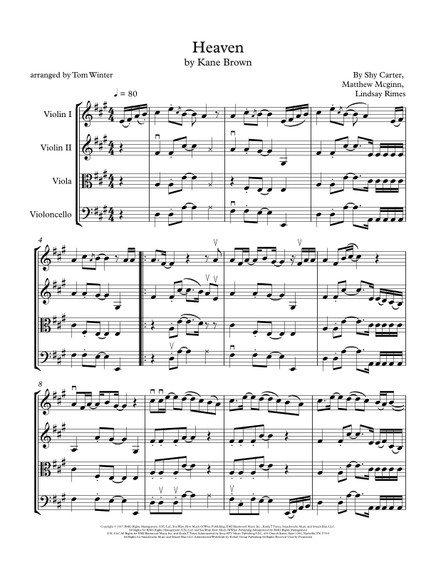 Heaven (arr. Tom Winter)