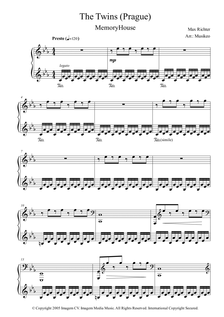 The Twins (prague) (arr. Musikeo)