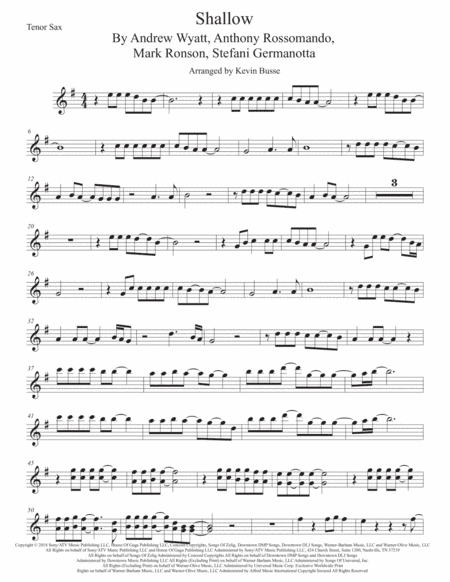 Shallow (arr. Kevin Busse)