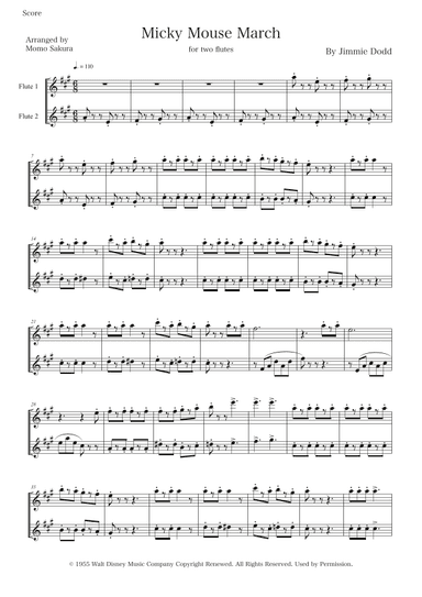 Mickey Mouse March (arr. Momo Sakura)