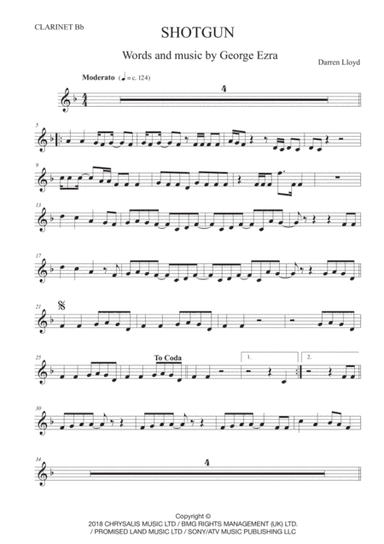Shotgun (arr. Darren Lloyd)